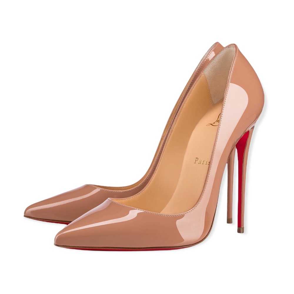 CHRISTIAN LOUBOUTIN So Kate Iconic Red Sole Pump In Nude